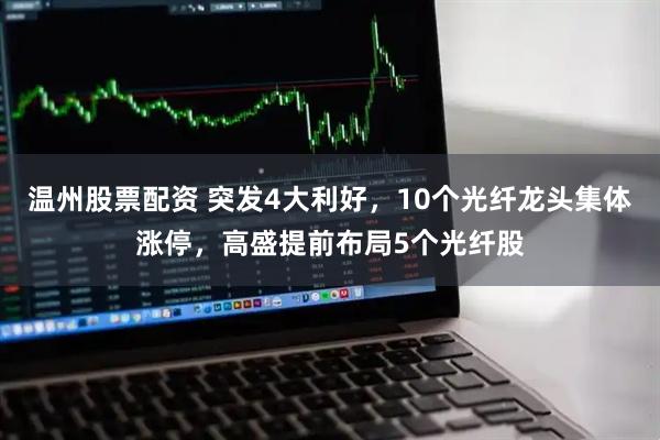 温州股票配资 突发4大利好，10个光纤龙头集体涨停，高盛提前布局5个光纤股